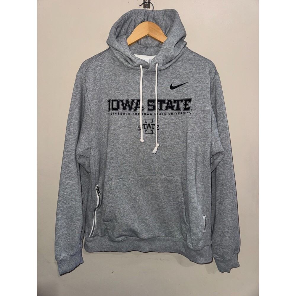 Nike Iowa State Cyclones Football Team Issue PE Gray Hoodie Sweatshirt Men’s L